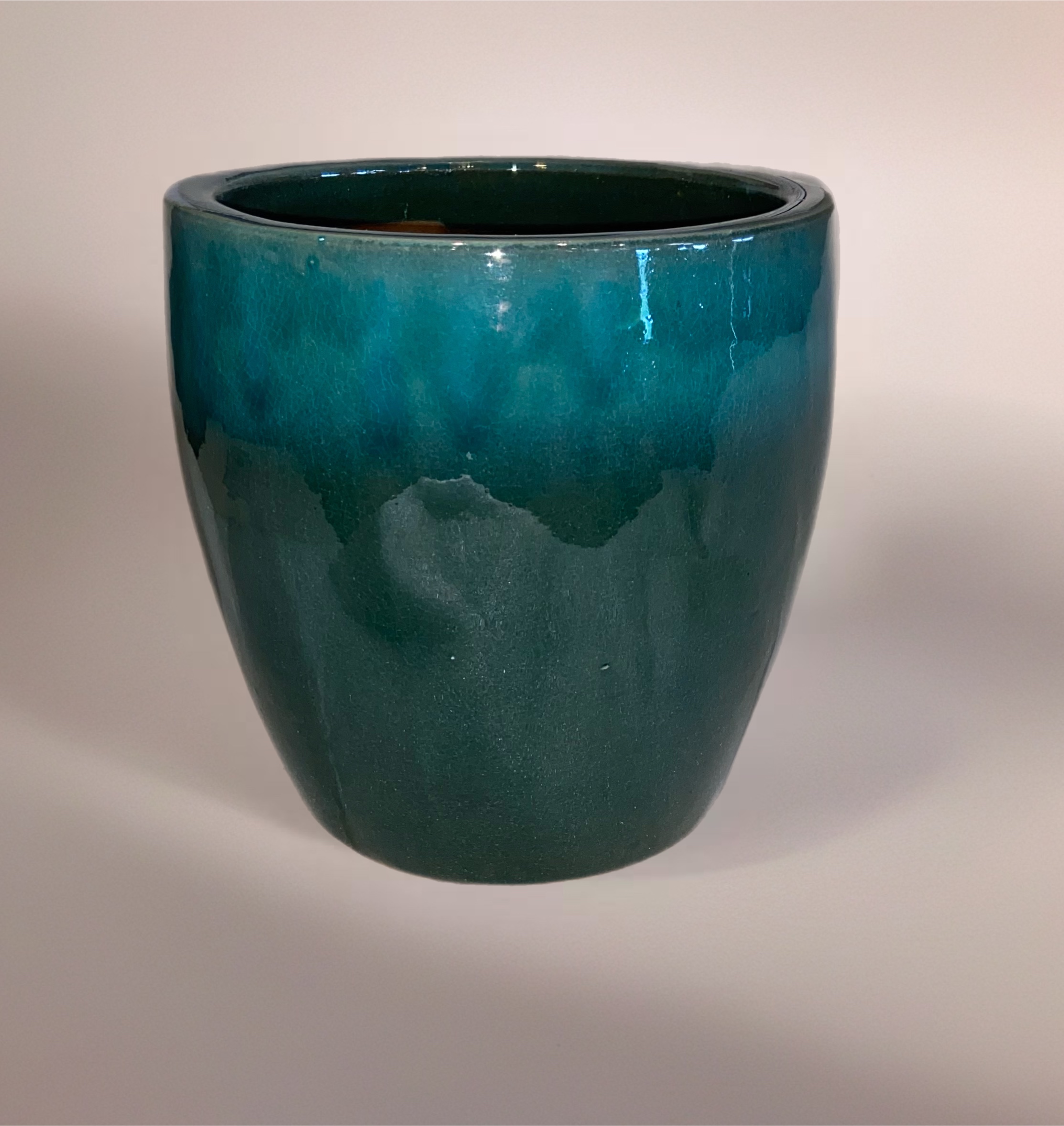 DECORATIVE POT TEAL 43912 Image